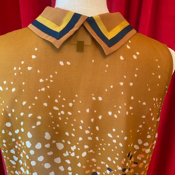 ❌sold❌ CABI SHEER CAREER BLOUSE TOP MEDIUM - Picture 4 of 6